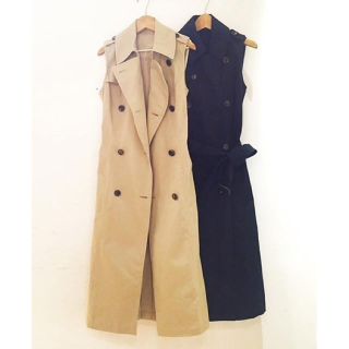 トゥデイフル(TODAYFUL)のsleeveless long trench(トレンチコート)