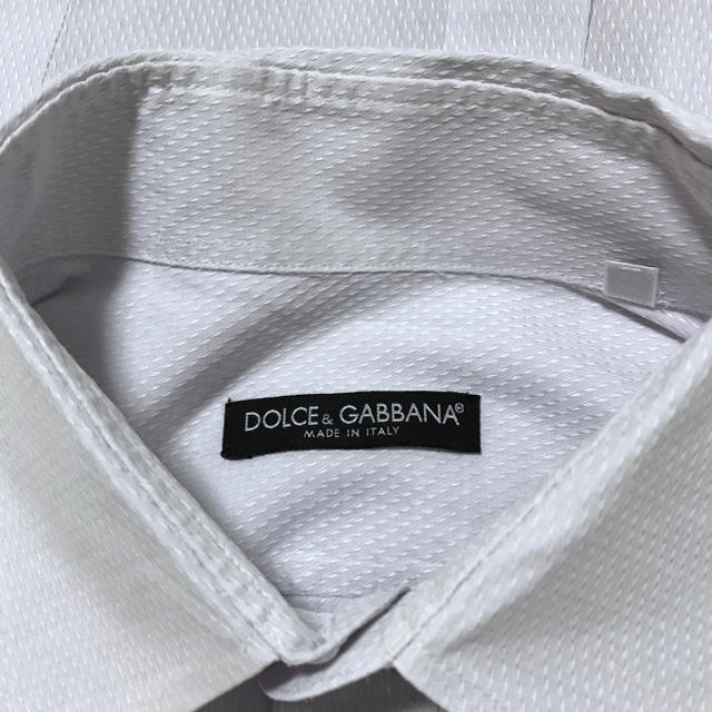 DOLCE&GABBANA(ドルチェアンドガッバーナ)の定4.5万 ドルチェ&ガッバーナ コットン織り柄ドレスシャツ41ラベンダー メンズのトップス(シャツ)の商品写真