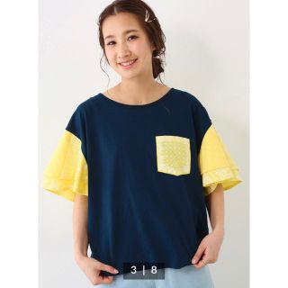 ロデオクラウンズ(RODEO CROWNS)の新品☆RCWB ロデオクラウンズ ペイズリーリボン トップス Tシャツ(Tシャツ(半袖/袖なし))