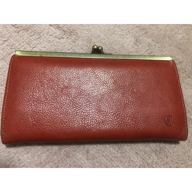 CLEDRAN(クレドラン)のCLEDRAN ガマ口長財布 赤 レディースのファッション小物(財布)の商品写真