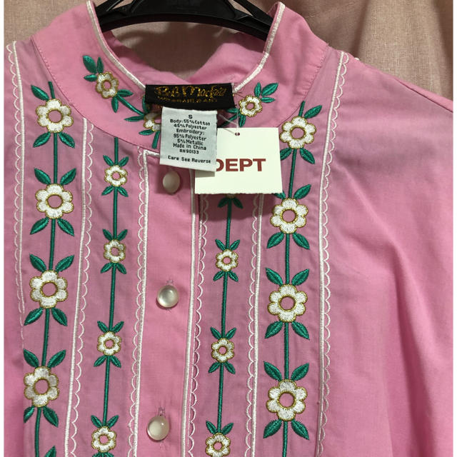 DEPT(デプト)のDEPT購入 ピンクブラウス レディースのトップス(シャツ/ブラウス(長袖/七分))の商品写真