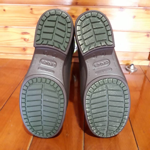 crocs(クロックス)のcrocs レインブーツ ブラウン レディースの靴/シューズ(レインブーツ/長靴)の商品写真