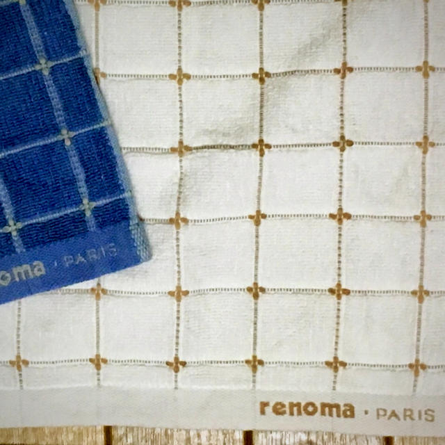 RENOMA(レノマ)のrenoma ハンドタオル 2枚 新品・未使用 メンズのファッション小物(ハンカチ/ポケットチーフ)の商品写真