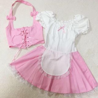 ボディライン(BODYLINE)のメイド服【再出品】(ミニワンピース)