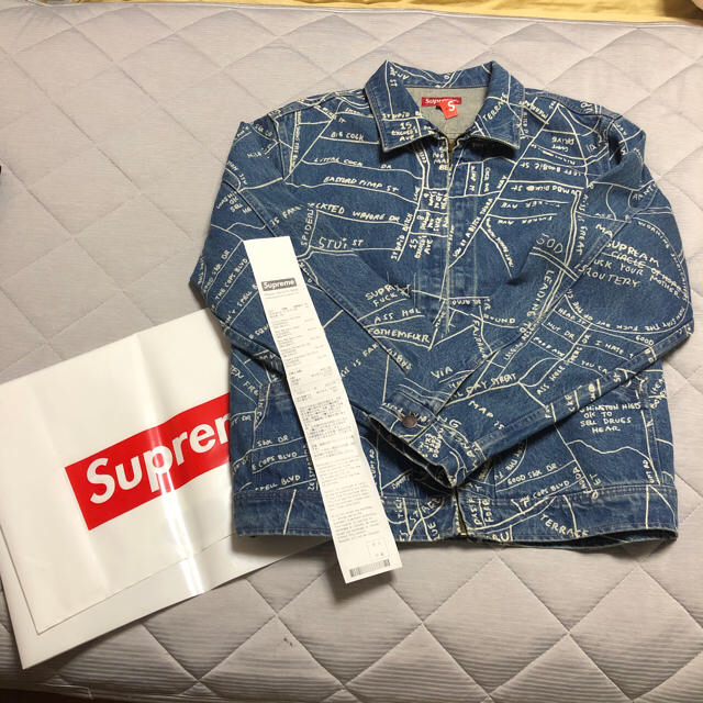 Supreme(シュプリーム)のsupreme Gonz Map Work Jacket  ワークジャケット メンズのジャケット/アウター(Gジャン/デニムジャケット)の商品写真