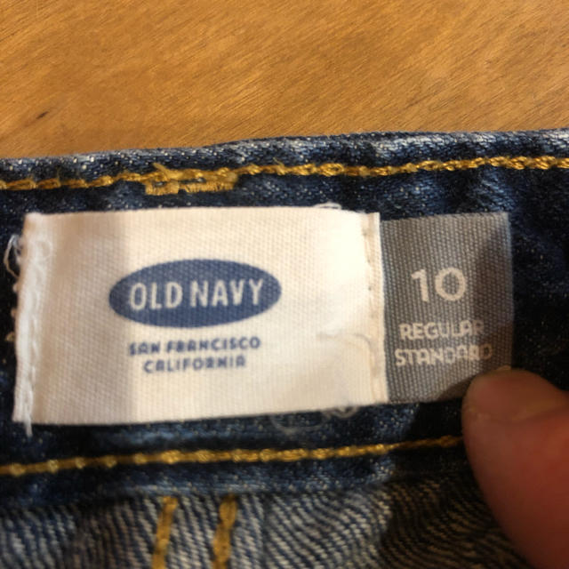 Old Navy(オールドネイビー)のオールドネイビー デニム ショートパンツ 半ズボン 140 女の子 キッズ/ベビー/マタニティのキッズ服女の子用(90cm~)(パンツ/スパッツ)の商品写真