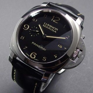 パネライ(PANERAI)の美品 N番　PAM00359　3days パネライ ルミノール 1950 箱、説(腕時計(アナログ))