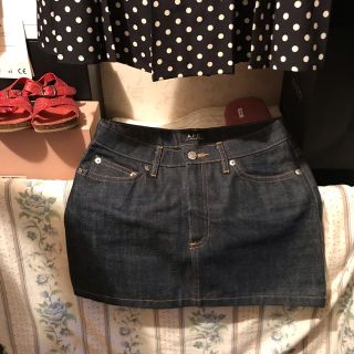 アーペーセー(A.P.C)の最終価格🏹A.P.C. denim skirt.(ミニスカート)