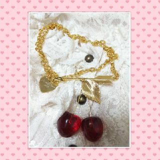 シロップ(syrup.)のローズマリーソワール★arrow cherry necklace ルサロンディ(ネックレス)