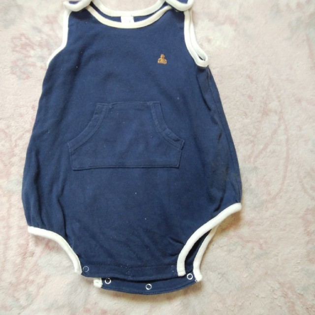 babyGAP(ベビーギャップ)のロンパース　３枚セット キッズ/ベビー/マタニティのベビー服(~85cm)(ロンパース)の商品写真