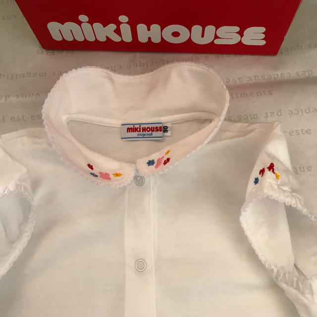 mikihouse(ミキハウス)のミキハウス ブラウス 90 キッズ/ベビー/マタニティのキッズ服女の子用(90cm~)(ブラウス)の商品写真