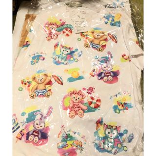 ダッフィー(ダッフィー)のダッフィーサニーファン Tシャツ LLサイズ(Tシャツ/カットソー(半袖/袖なし))