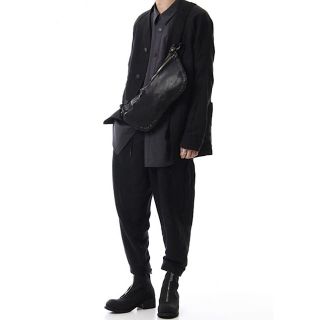 グイディ(GUIDI)の新品17SS★GUIDIソフトホースレザーQ10ショルダー×ボディバッグ黒(ボディーバッグ)