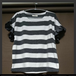 coco様　専用商品　ボーダートップス　Tシャツ　(Tシャツ(半袖/袖なし))