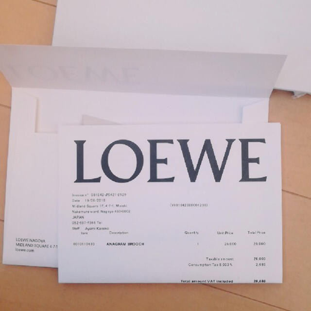 LOEWE(ロエベ)のロエベ  ブローチ Loewe レディースのアクセサリー(ブローチ/コサージュ)の商品写真