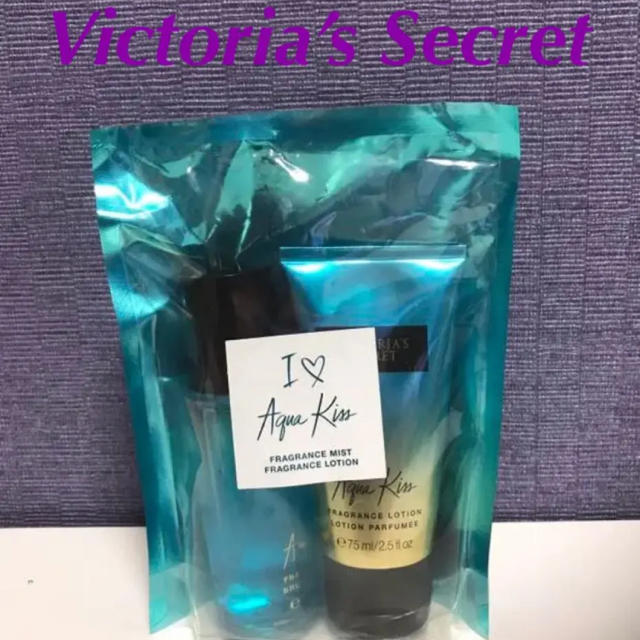 Victoria's Secret(ヴィクトリアズシークレット)のVictoria’s Secret Aqua kiss lotion+mist  コスメ/美容のボディケア(ボディローション/ミルク)の商品写真