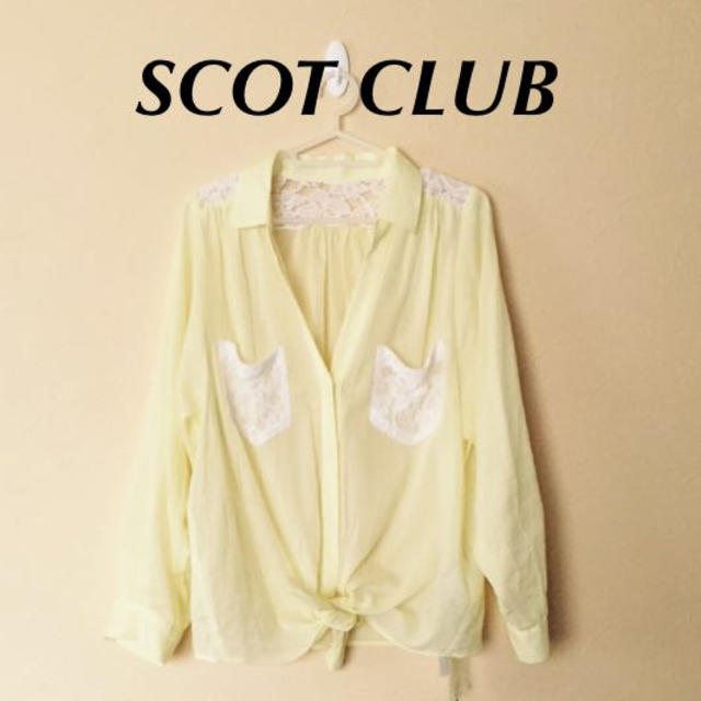 SCOT CLUB(スコットクラブ)の新品♡スコット♡定15,750 レディースのトップス(シャツ/ブラウス(長袖/七分))の商品写真