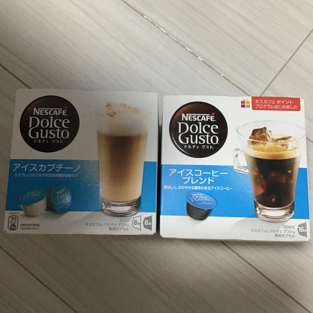 Nestle(ネスレ)の【ドルチェグスト】アイスコーヒー＆アイスカプチーノ 食品/飲料/酒の飲料(コーヒー)の商品写真