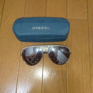 ディーゼル(DIESEL)のDIESEL ディーゼル シルバー ミラーサングラス(サングラス/メガネ)