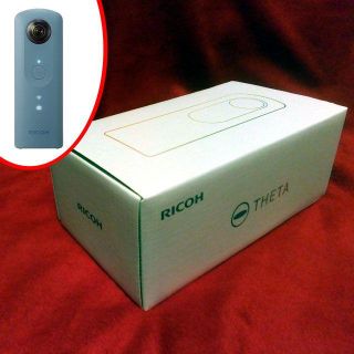 リコー(RICOH)の★新品 送料込です★リコー 全天球カメラ THETA SC ブルー 保証付(コンパクトデジタルカメラ)