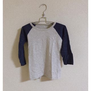 ムジルシリョウヒン(MUJI (無印良品))の無印良品キッズラグラン7分ロンT(Tシャツ/カットソー)