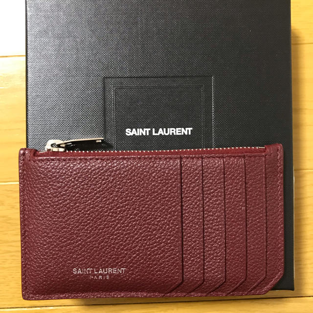 Saint Laurent - Saint Laurent カードケース 5フラグメント ジップポーチの通販 by にゃん.s's shop