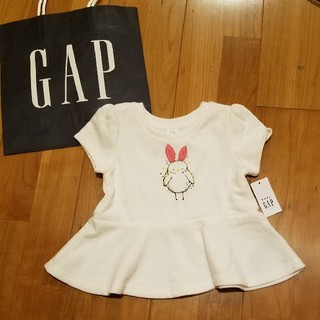 ベビーギャップ(babyGAP)の100 ペプラムトップス　半袖　チュニック(Tシャツ/カットソー)