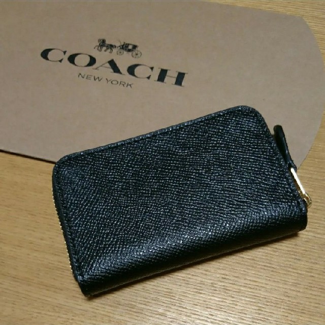 COACH(コーチ)の⭐新品⭐ コーチ COACH 小銭入れ ⭐ ブラック ⭐ メンズのファッション小物(コインケース/小銭入れ)の商品写真