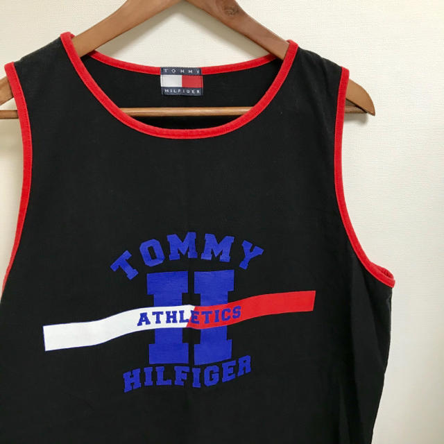 TOMMY HILFIGER(トミーヒルフィガー)のトミーヒルフィガー 90S タンクトップ プリント vintage メンズのトップス(Tシャツ/カットソー(半袖/袖なし))の商品写真