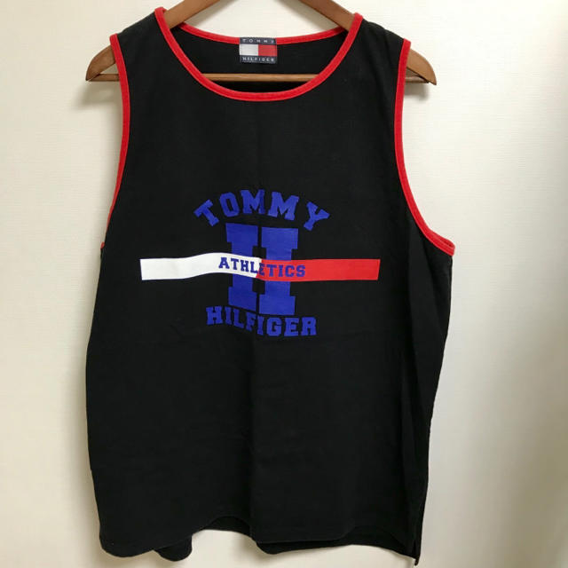 TOMMY HILFIGER(トミーヒルフィガー)のトミーヒルフィガー 90S タンクトップ プリント vintage メンズのトップス(Tシャツ/カットソー(半袖/袖なし))の商品写真