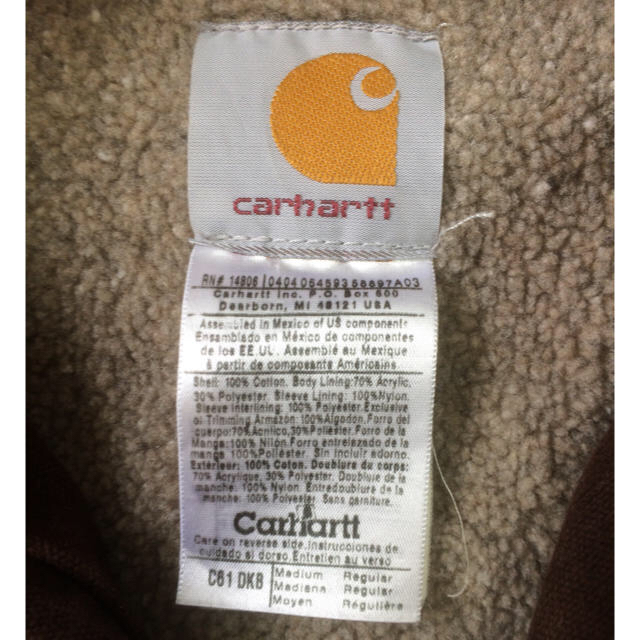 carhartt(カーハート)のcarhartt  デトロイトジャケット ブラウン メンズのジャケット/アウター(ブルゾン)の商品写真