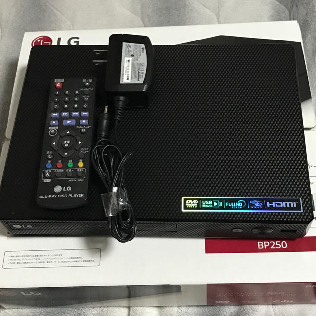 LG Electronics(エルジーエレクトロニクス)のLG Blu-ray Disc/DVD Player BP250 スマホ/家電/カメラのテレビ/映像機器(ブルーレイプレイヤー)の商品写真