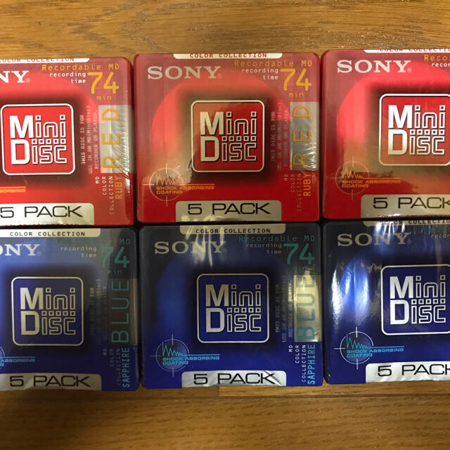 SONY - 新品未開封 MD ディスク 30枚セット（5枚パック×6）の通販 by け's shop｜ソニーならラクマ