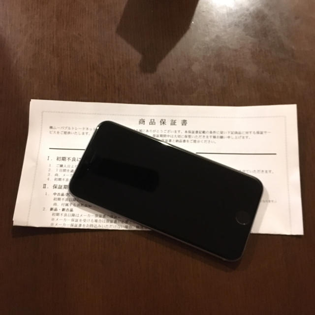 iPhone 6 スペースグレイ 【16GB】