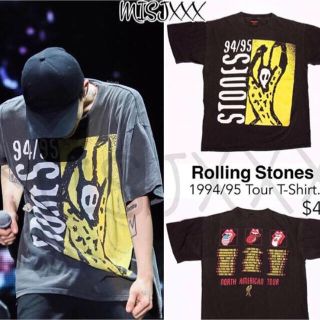 ジヨン 着用 Rolling Stones Tシャツ(Tシャツ/カットソー(半袖/袖なし))