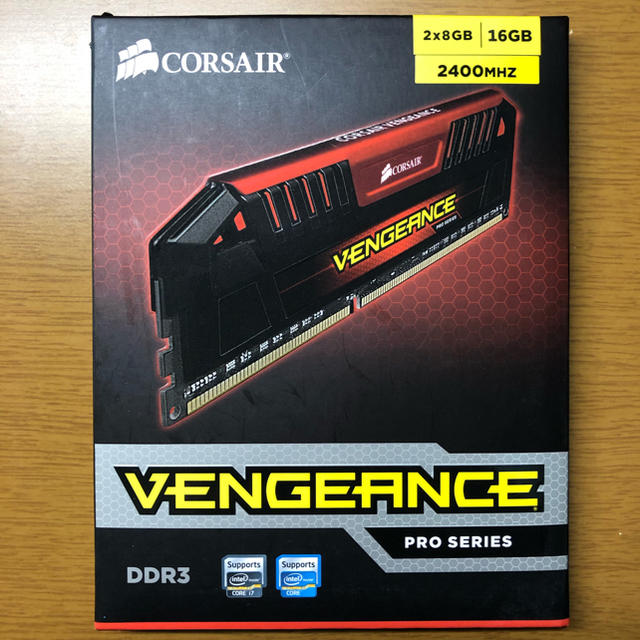 Corsair Vengeance 2×8GB 16GB DDR3-2400 スマホ/家電/カメラのPC/タブレット(PCパーツ)の商品写真