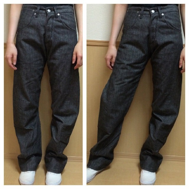 Levi's - 超レアデッドストック立体裁断ブラックデニム Levi's - 超レアデッドストック立体裁断ブラックデニム