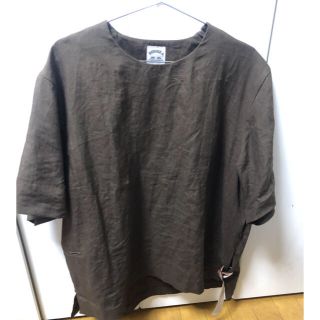 サンシー(SUNSEA)のsunsea linen beltedt 19ss(Tシャツ/カットソー(半袖/袖なし))