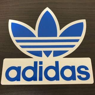 アディダス(adidas)の【縦16.3cm横16.8cm】 adidas ステッカー(ステッカー)