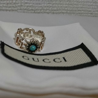 グッチ(Gucci)のGUCCI☆フラワーダブルGリング8号(リング(指輪))