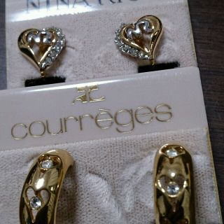 クレージュ(Courreges)のイヤリング２点セット✨💍✨(イヤリング)