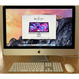 アップル(Apple)のiMac 27inch Late2013 i5/16GB/3.0TB(デスクトップ型PC)