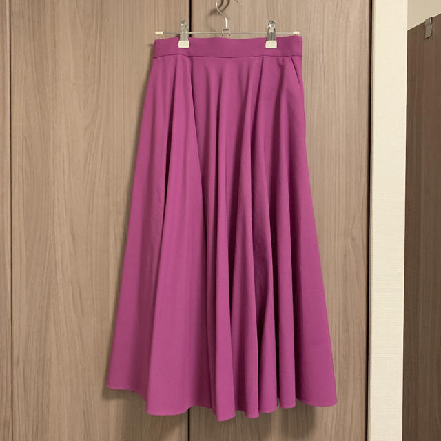 UNITED ARROWS(ユナイテッドアローズ)の交渉OK！フレアスカート パープル ピンク ユナイテッドアローズ  レディースのスカート(ロングスカート)の商品写真