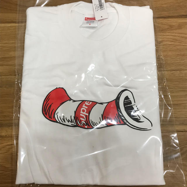 Supreme Cat In the Hat Tee White