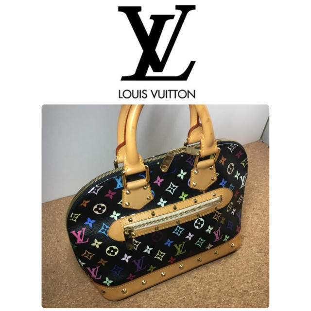 美品 LOUIS VUITTON ルイヴィトン モノグラム マルチカラー アルマ