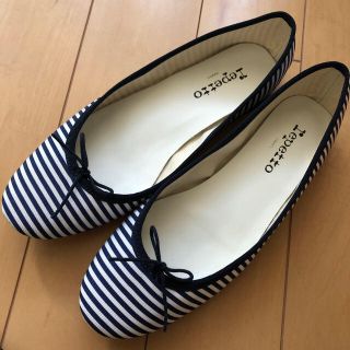 レペット(repetto)のレペット★40 ボーダーバレーシューズ 未使用★25センチくらい(バレエシューズ)