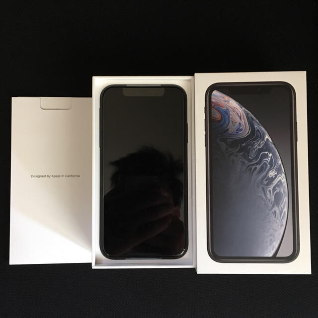 Apple - iPhoneXR 128gb simフリー 黒/ブラック 新品未使用