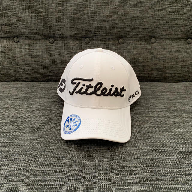 Titleist(タイトリスト)のTitleist ツアーメッシュキャップ 白 L スポーツ/アウトドアのゴルフ(その他)の商品写真