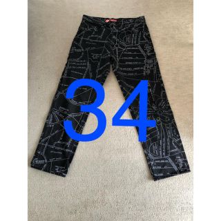 シュプリーム(Supreme)の19ss supreme Gonz Map denim painter pant(ペインターパンツ)