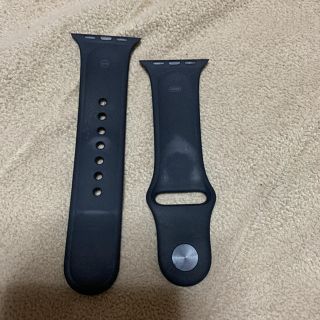 アップルウォッチ(Apple Watch)のApple Watch 38mm 40mm スポーツバンド 黒 純正(ラバーベルト)